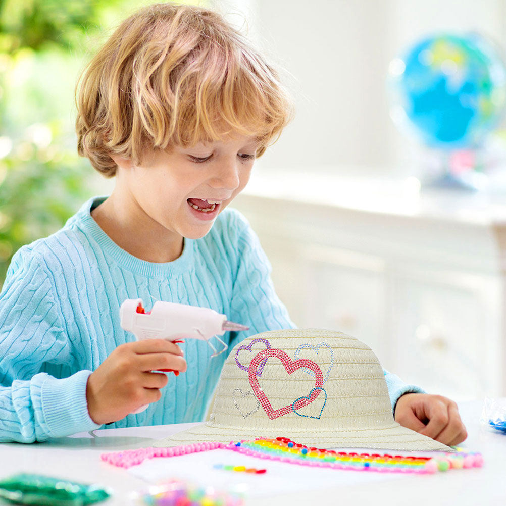 Painting Supplies - 8 chapeaux de paille pour enfants,