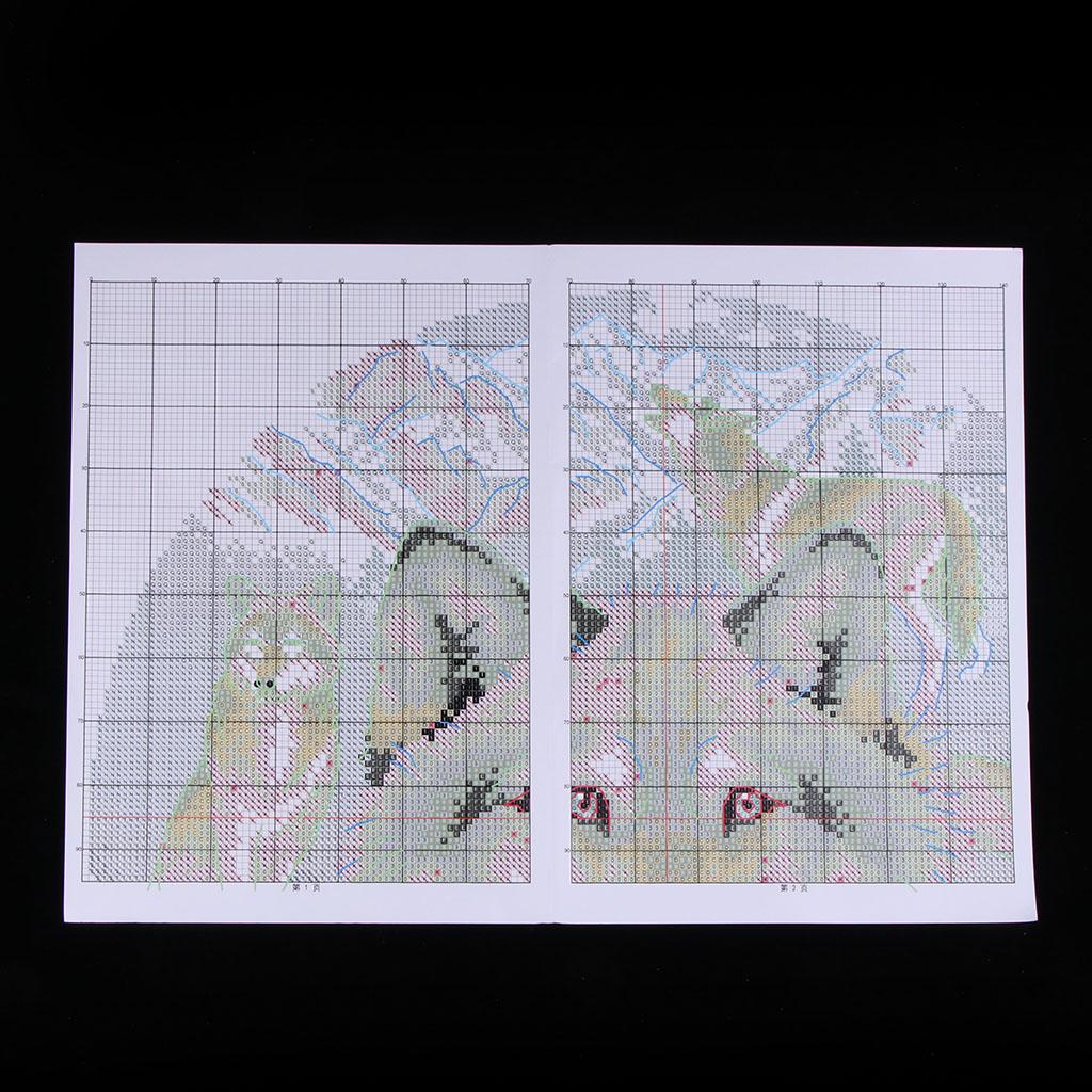 Cross Stitch Stamped Kits Beginners - Kits de point de croix pré-imprimés
