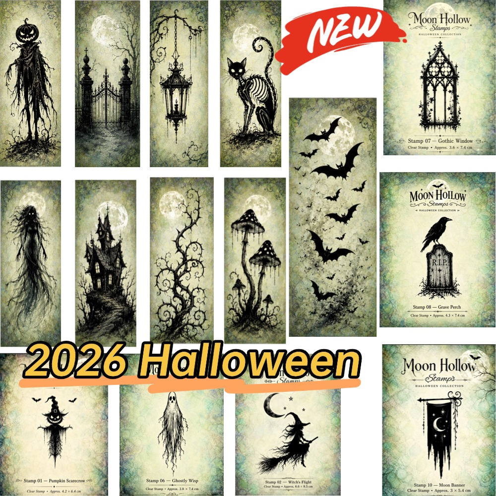 Clear Silicone Stamps For Card Making - Collection de capsules de timbres de