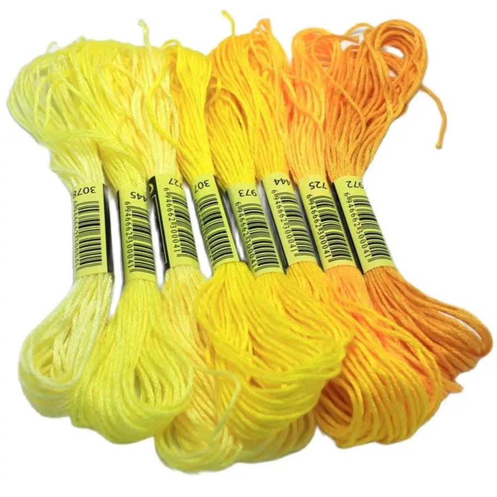 Cotton Embroidery Thread Skeins - Fil à Broder en Coton pour