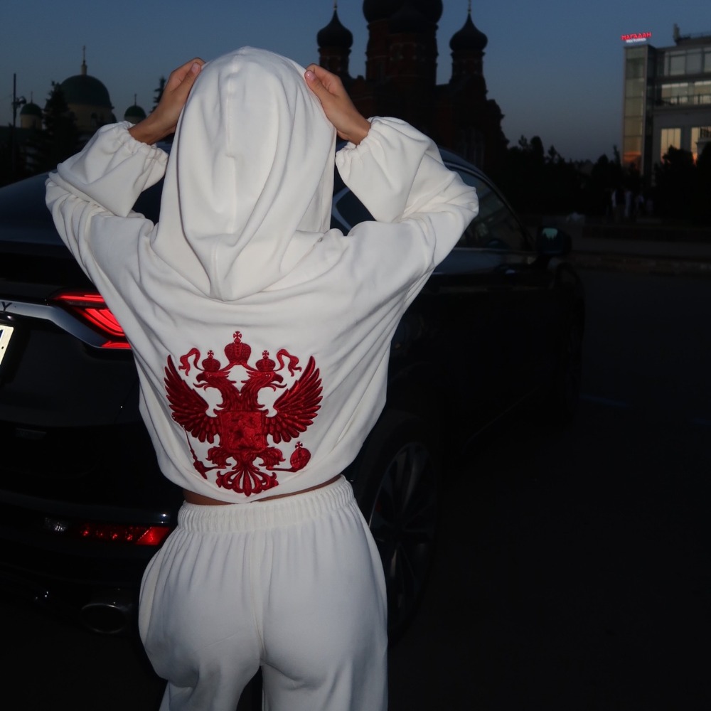 Embroidery - Ensemble survêtement tendance streetwear brodé au