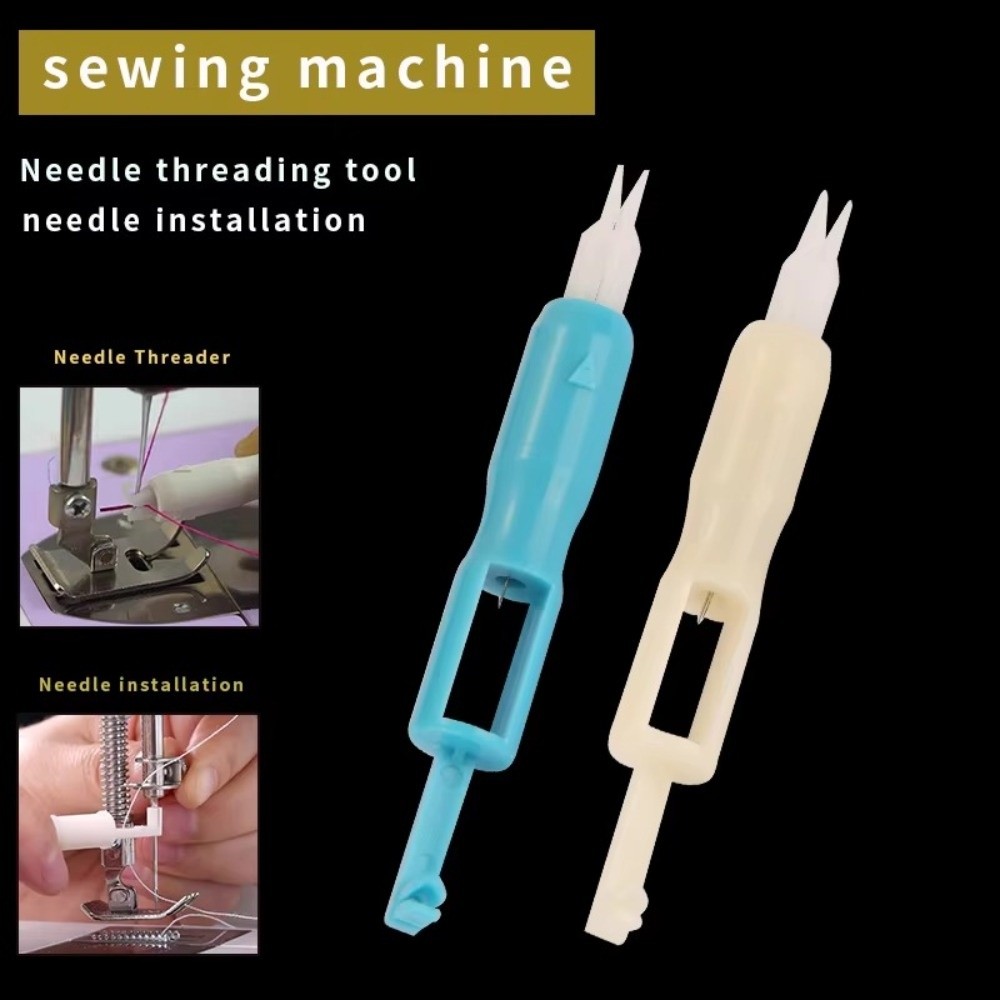 Cotton Embroidery Thread Skeins - Enfile-aiguille automatique, poignée en plastique, outil