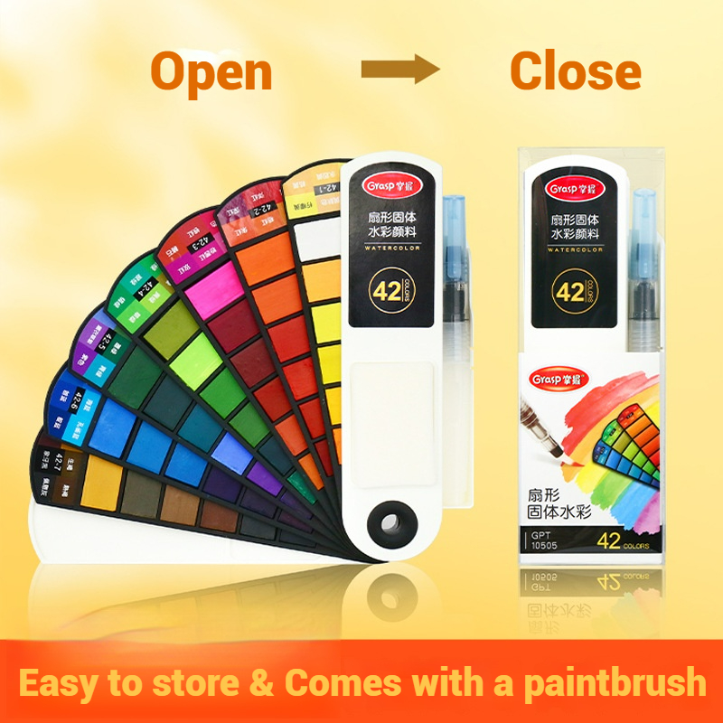Watercolor Paint Set Solid Pigment - Ensemble de pigments d'aquarelle solides 18/24/42/60,