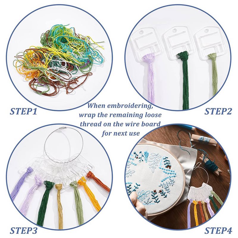 M11K-180Pcs Bobines de fil à b - Cotton Embroidery Thread Skeins avis et prix