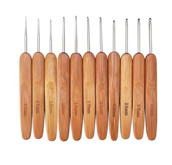 Crochet avec manche en bois de - Wooden Crochet Hooks Ergonomic Handle avis et prix