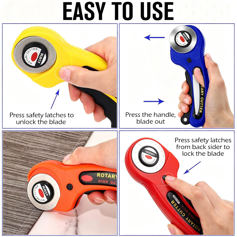 Cutter rotatif pour tissu, lam - Rotary Cutter For Fabric 45Mm avis et prix