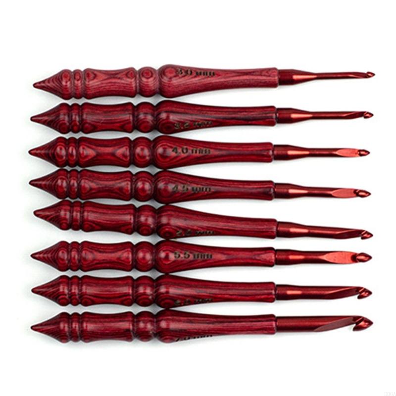Crochet ergonomique avec poign - Wooden Crochet Hooks Ergonomic Handle avis et prix