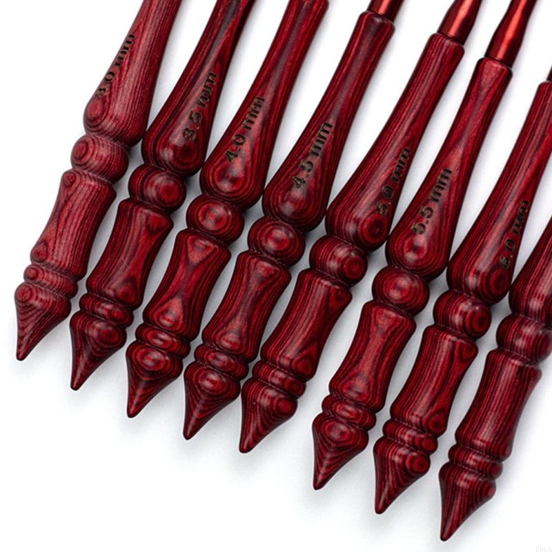 Crochet ergonomique avec poign - Wooden Crochet Hooks Ergonomic Handle avis et prix