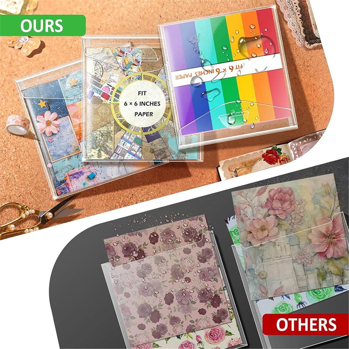(A02R) Boîte de rangement pour - Scrapbooking avis et prix