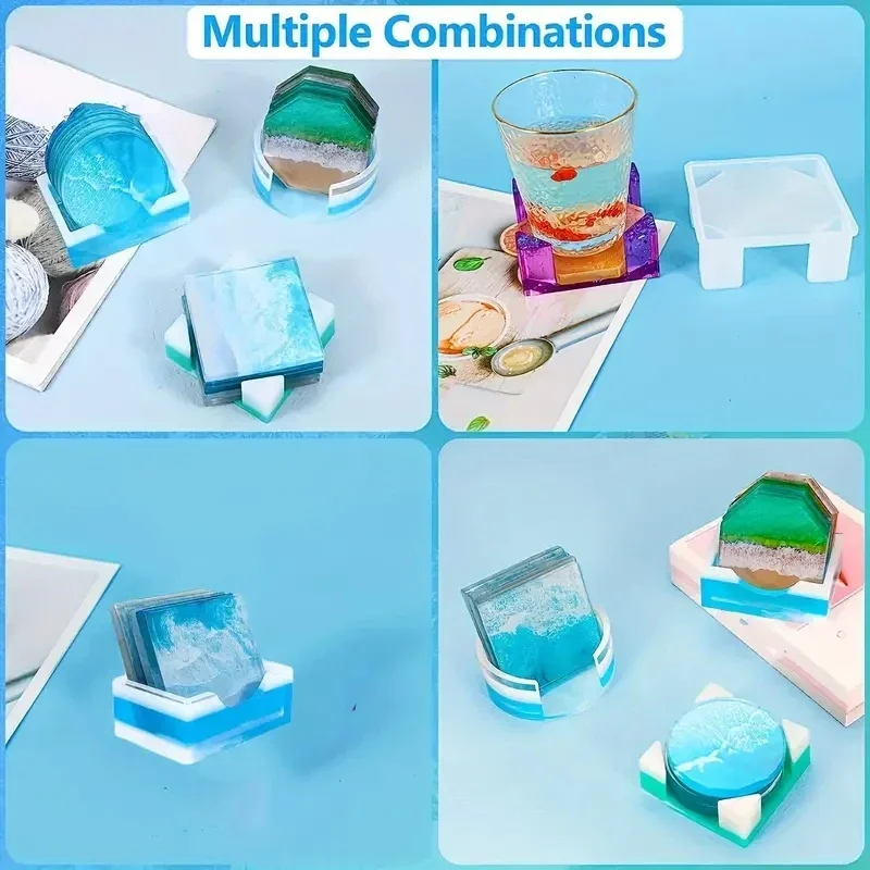 DlY – sous-verres en résine ép - Silicone Epoxy Resin Molds Set avis et prix