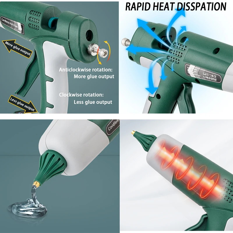 Pistolet à colle chaude sans f - Hot Melt Glue Gun Cordless avis et prix
