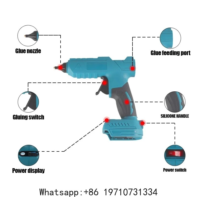 Pistolet à colle chaude électr - Hot Melt Glue Gun Cordless avis et prix