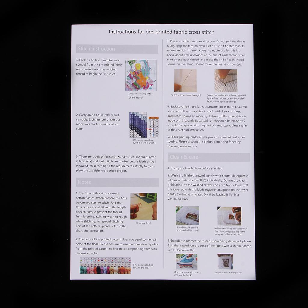 Kits de point de croix pré-imp - Cross Stitch Stamped Kits Beginners avis et prix