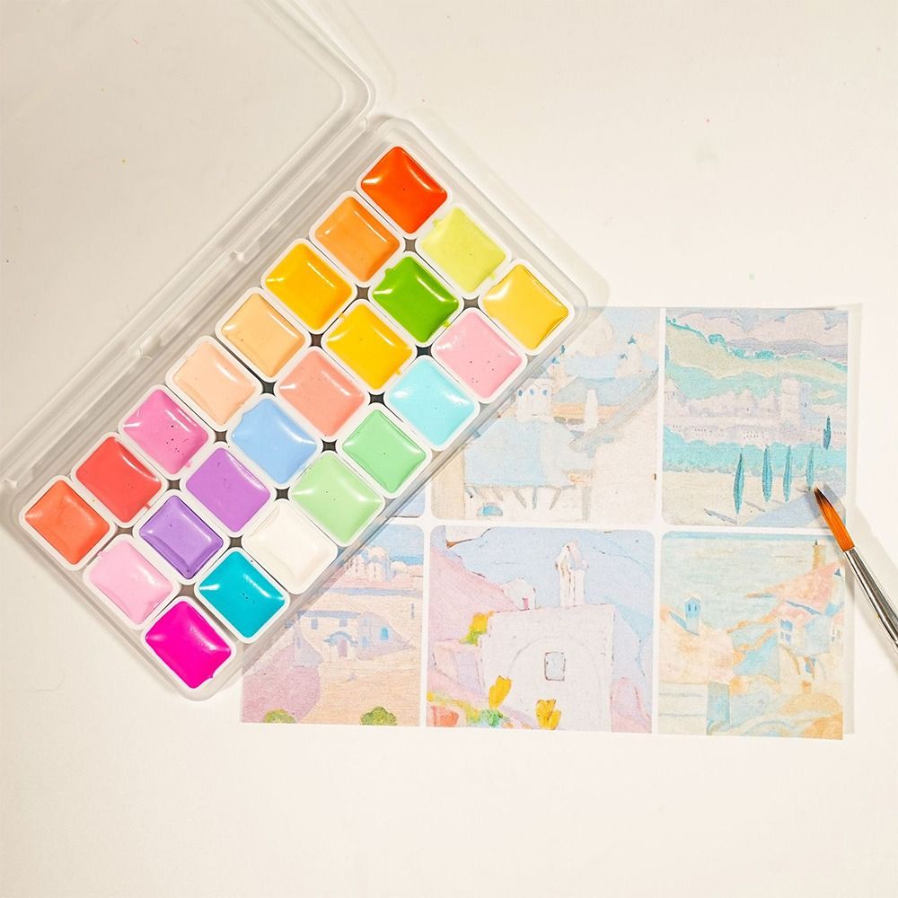Ensemble de peintures à l'aqua - Watercolor Paint Set Solid Pigment avis et prix