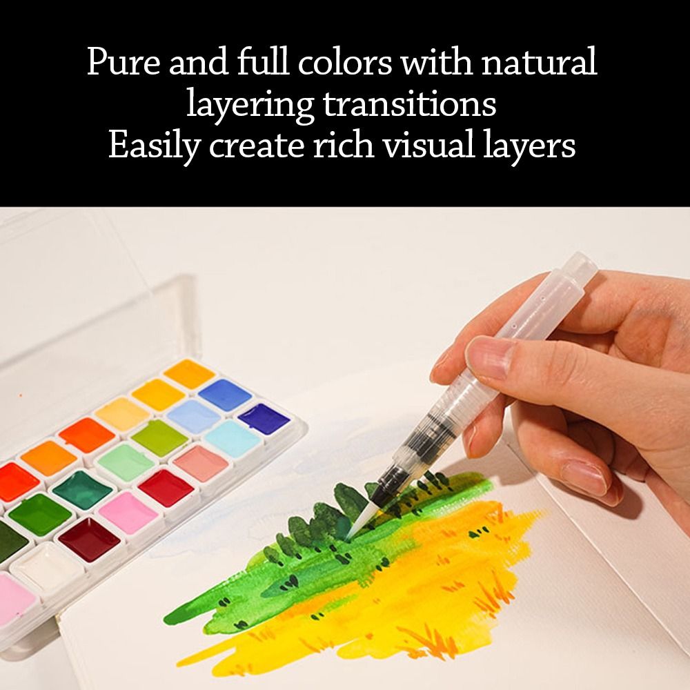 Ensemble de peintures à l'aqua - Watercolor Paint Set Solid Pigment avis et prix