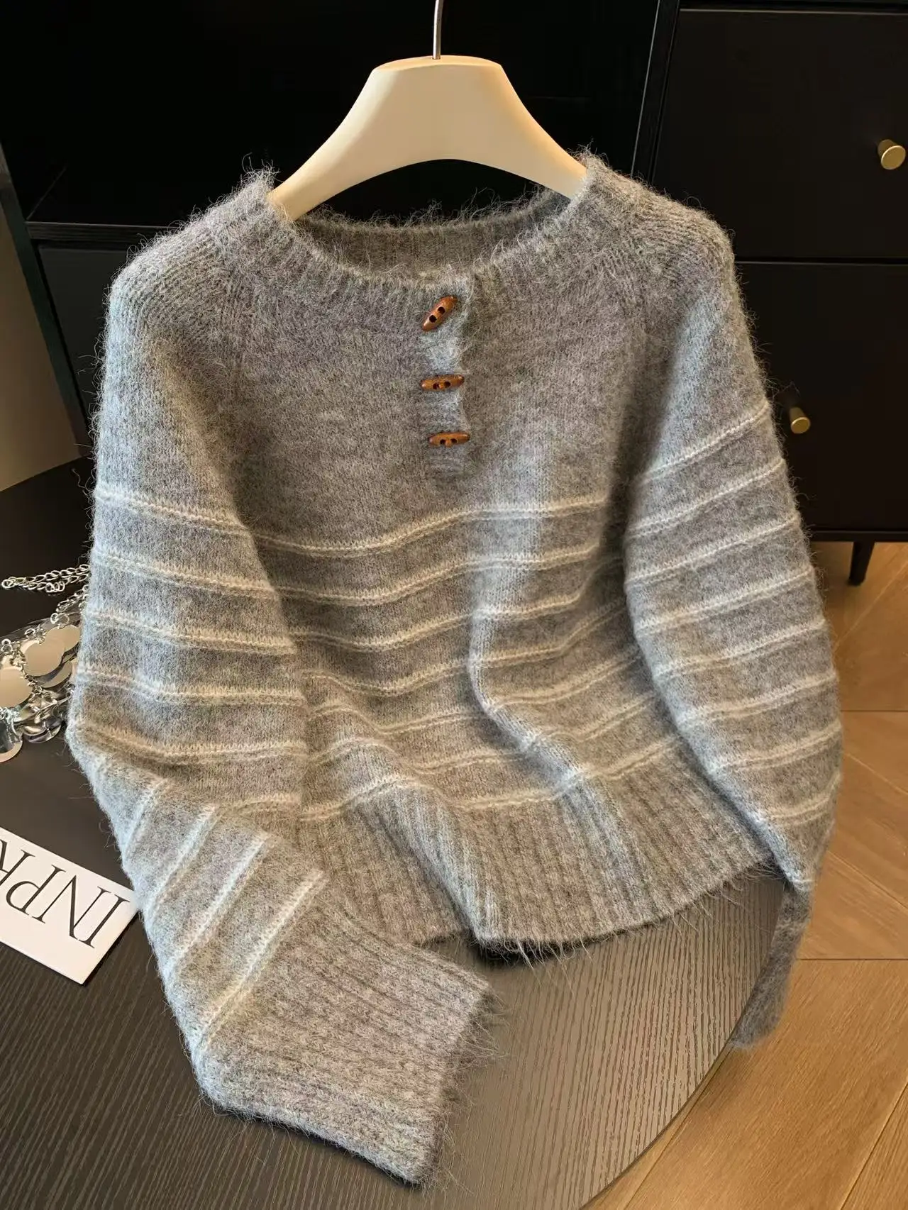 Pull en cachemire et laine ray - Embroidery avis et prix