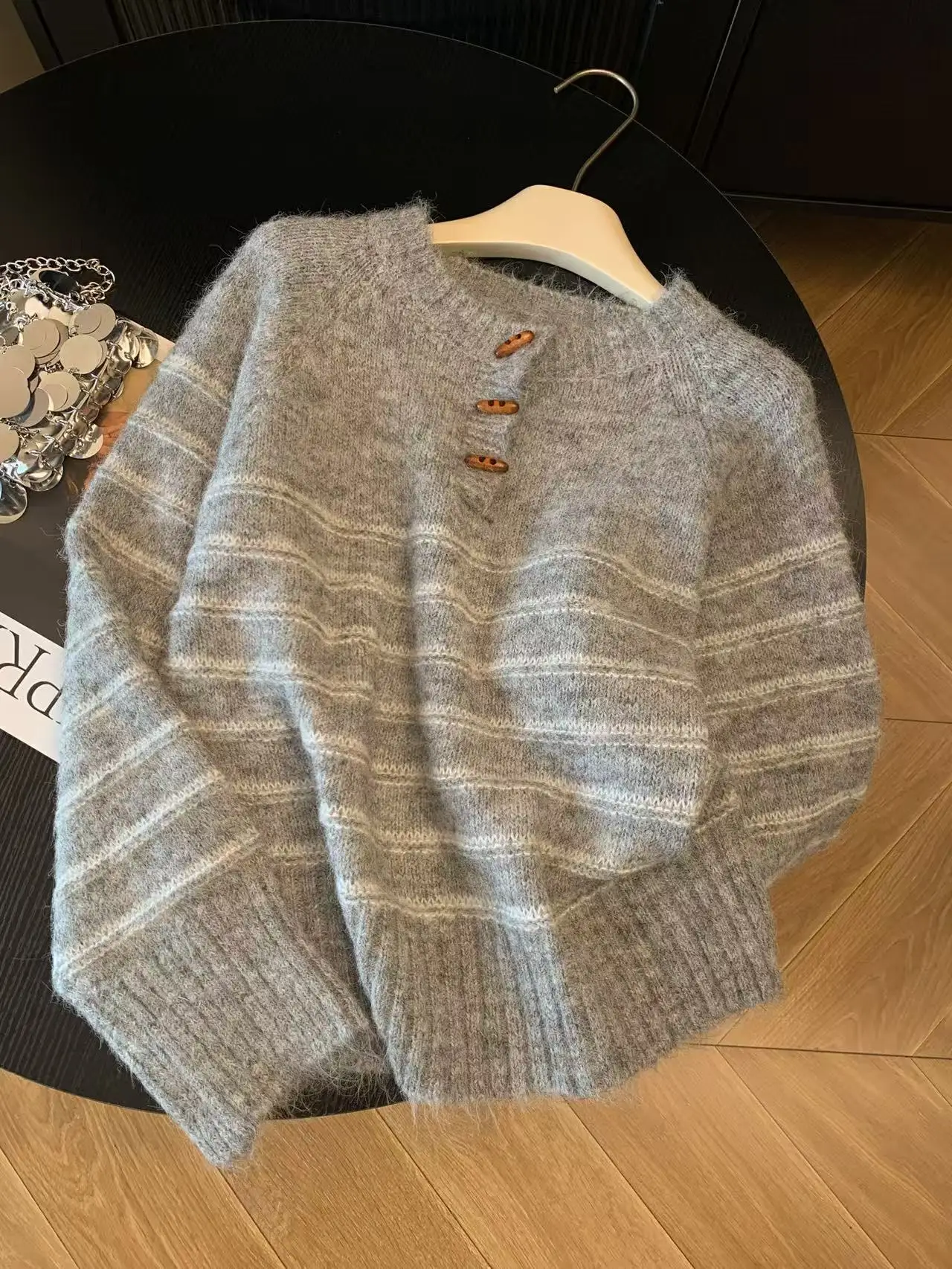 Pull en cachemire et laine ray - Embroidery avis et prix