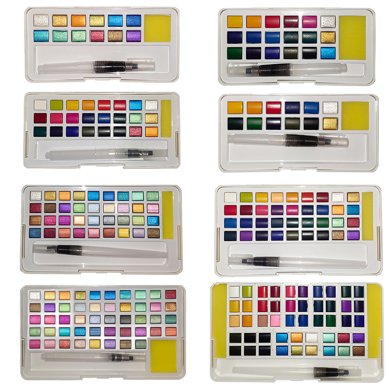 Ensemble de peinture aquarelle - Watercolor Paint Set Solid Pigment avis et prix