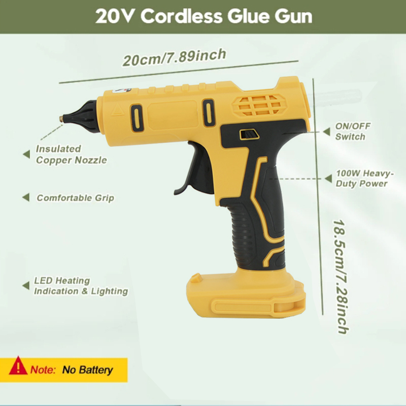 Pistolet à colle chaude électr - Hot Melt Glue Gun Cordless avis et prix