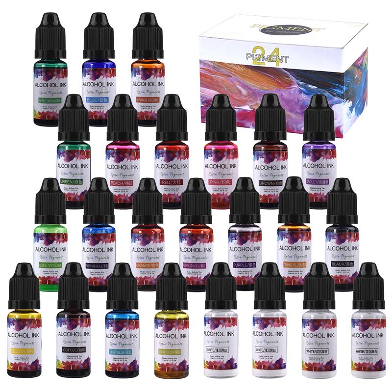 Kit de pigments en résine d'él - Silicone Epoxy Resin Molds Set avis et prix