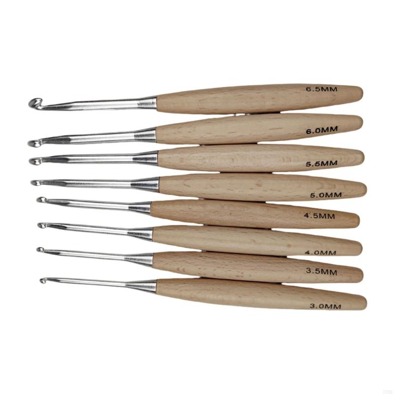 J0MC – Crochet ergonomique pou - Wooden Crochet Hooks Ergonomic Handle avis et prix