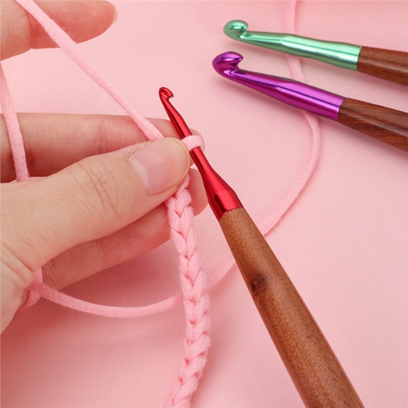 Crochets ergonomiques à manche - Wooden Crochet Hooks Ergonomic Handle avis et prix