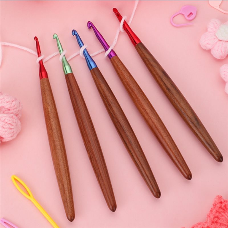 Crochets ergonomiques à manche - Wooden Crochet Hooks Ergonomic Handle avis et prix