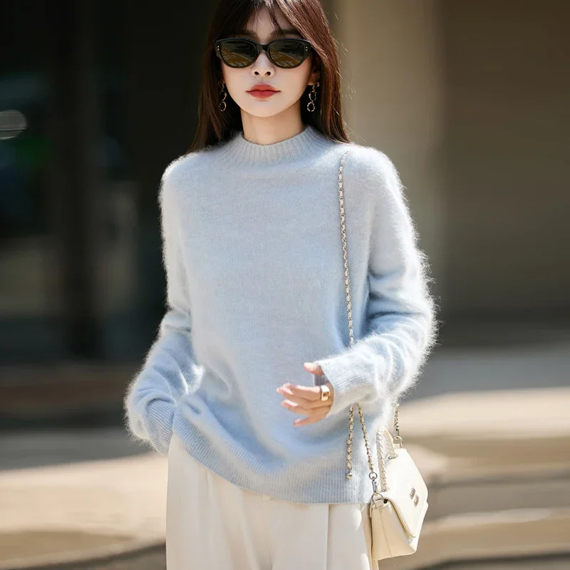 Pull à col haut en laine 100%  - Embroidery avis et prix