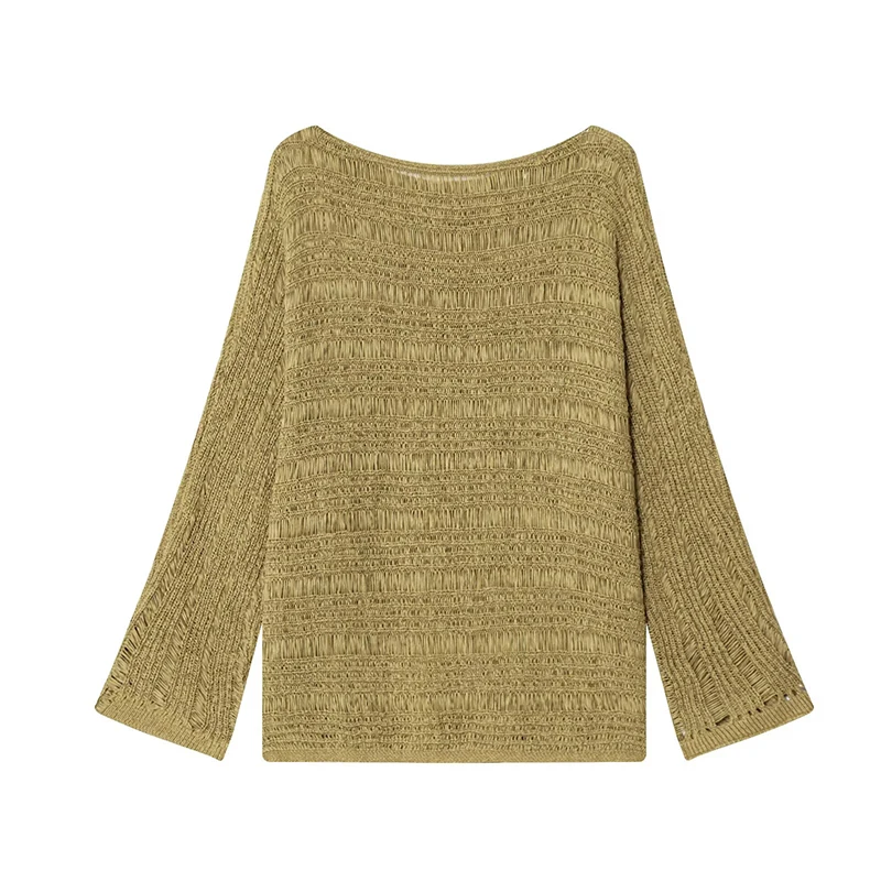 Pull en tricot vintage à col b - Embroidery avis et prix
