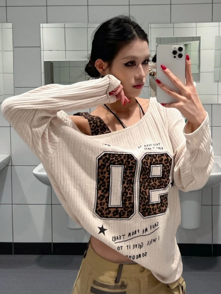 T-shirt Y2K patchwork imprimé  - Embroidery avis et prix