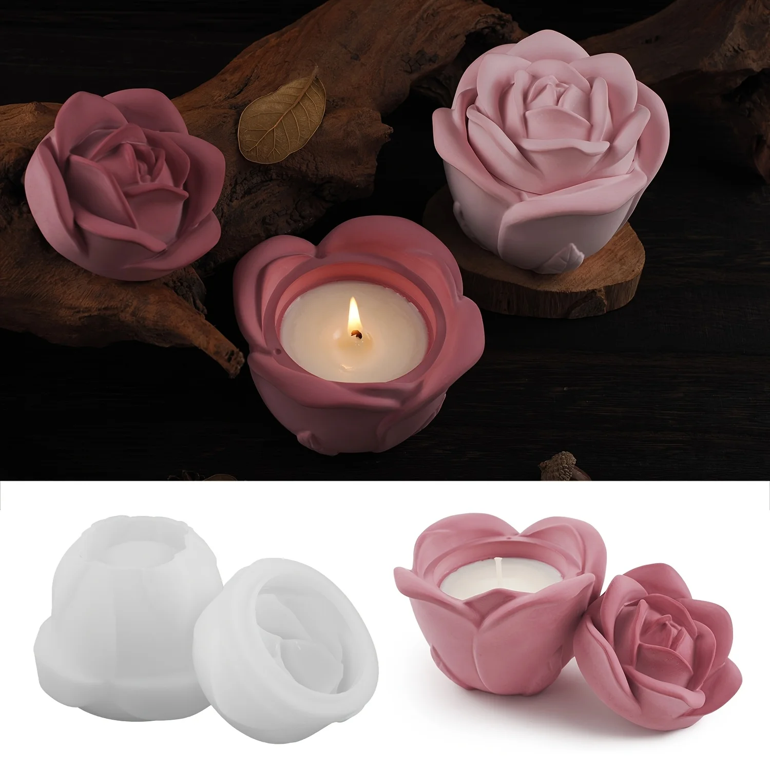 Ensemble de 2 moules en Silico - Silicone Epoxy Resin Molds Set avis et prix