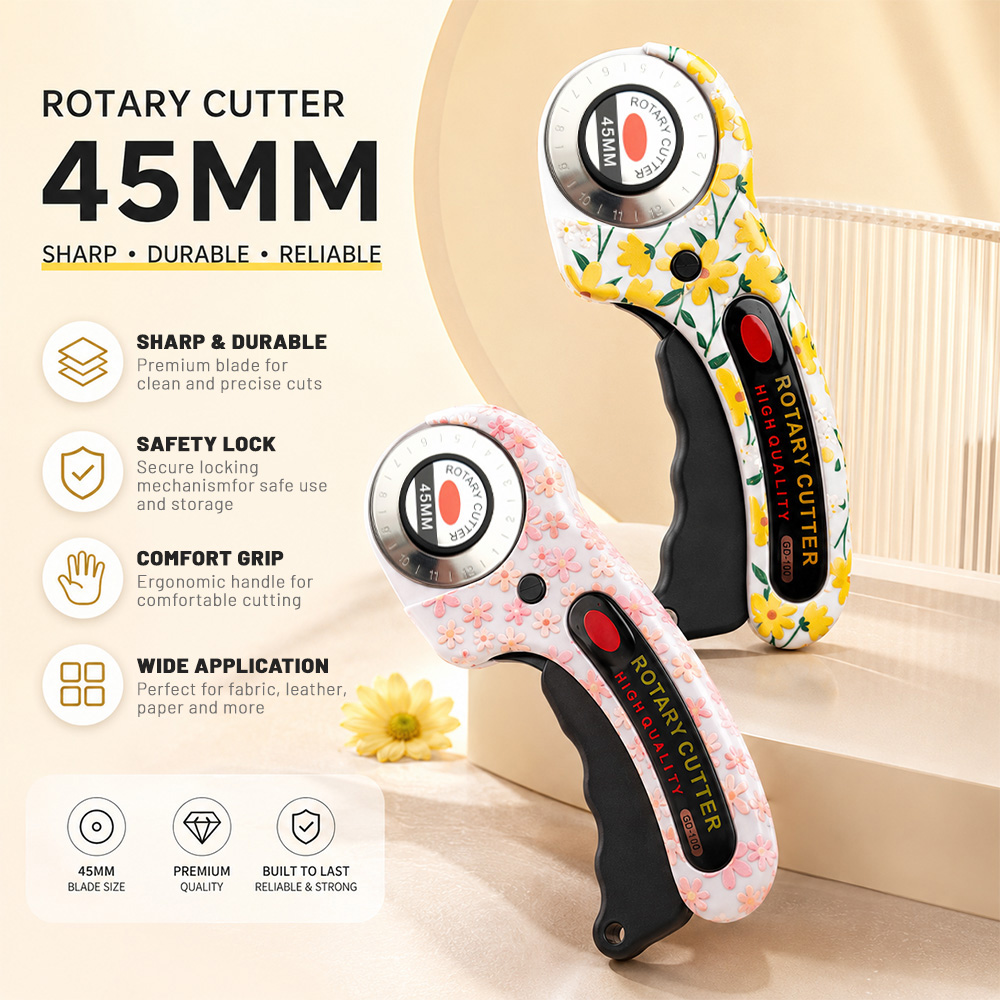 Cutter rotatif 45 mm pour papi - Rotary Cutter For Fabric 45Mm avis et prix