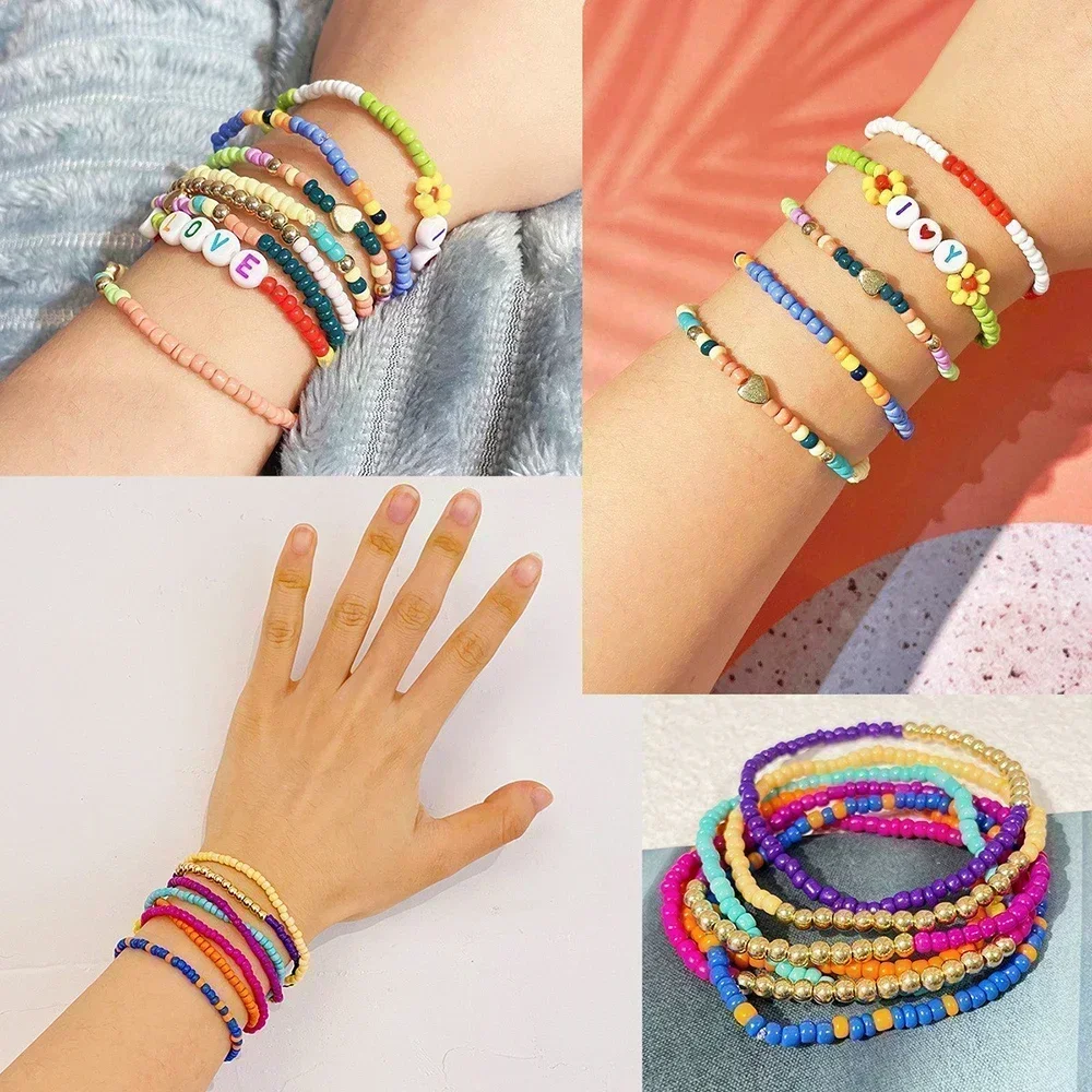 Perles de verre colorées de 10 - Glass Seed Beads 2Mm Jewelry Making avis et prix