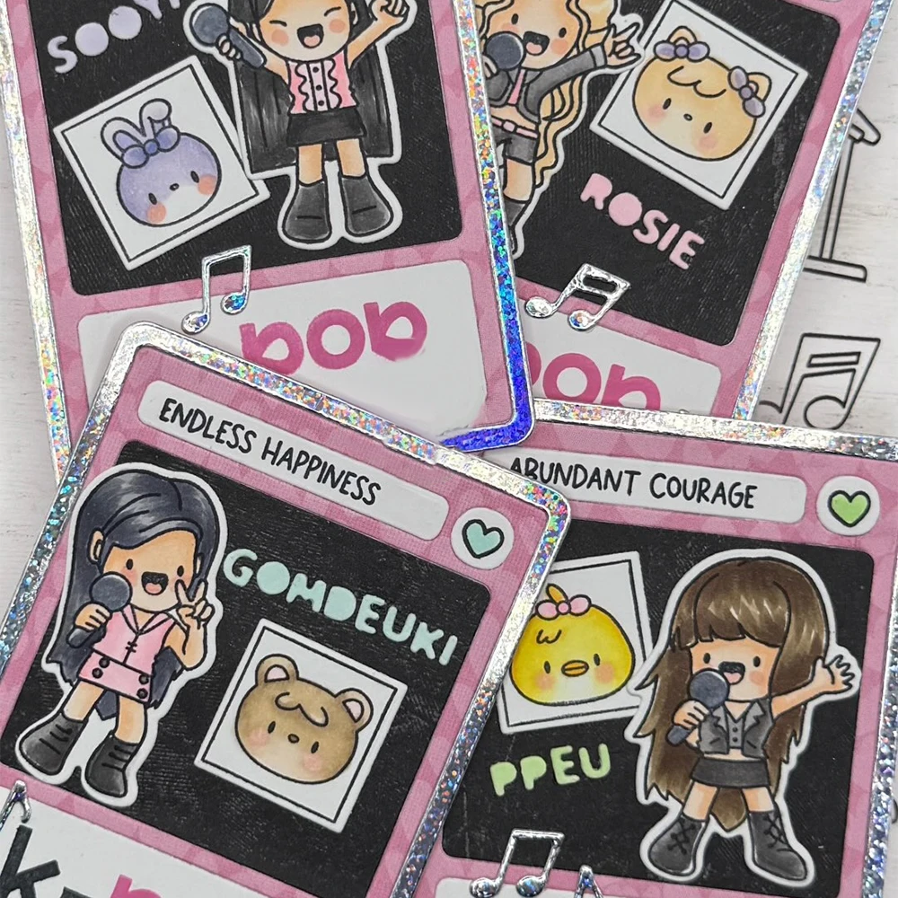 Concert Boy Girl Band Tampon e - Clear Silicone Stamps For Card Making avis et prix