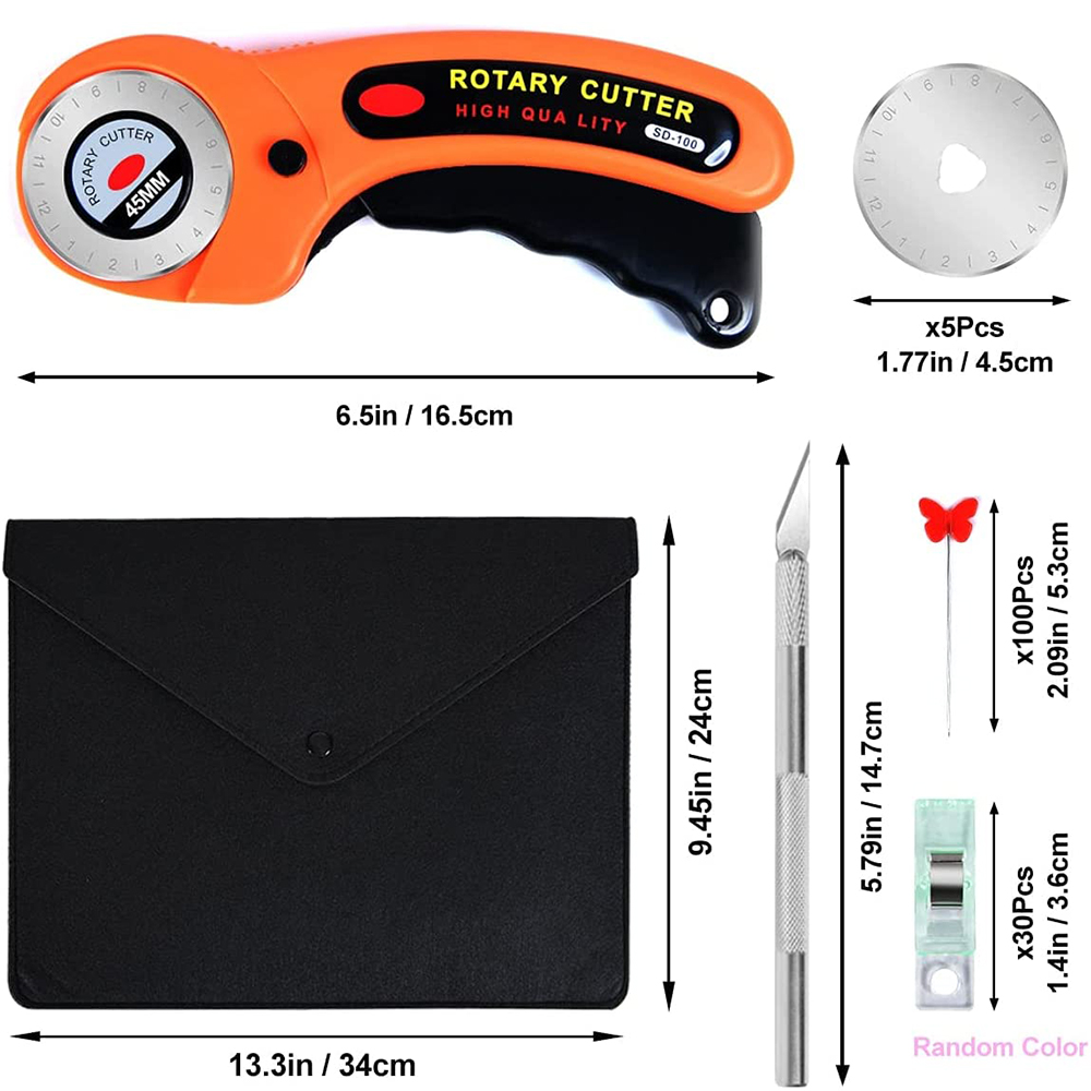 Kit de coupe rotatif pour tiss - Rotary Cutter For Fabric 45Mm avis et prix