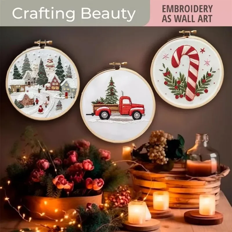 Kit de démarrage de broderie à - Cross Stitch Stamped Kits Beginners avis et prix