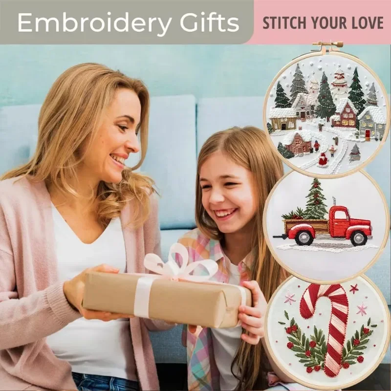 Kit de démarrage de broderie à - Cross Stitch Stamped Kits Beginners avis et prix