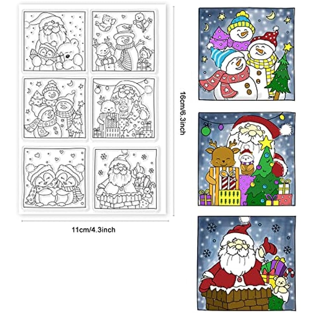 Timbres en silicone transparen - Clear Silicone Stamps For Card Making avis et prix