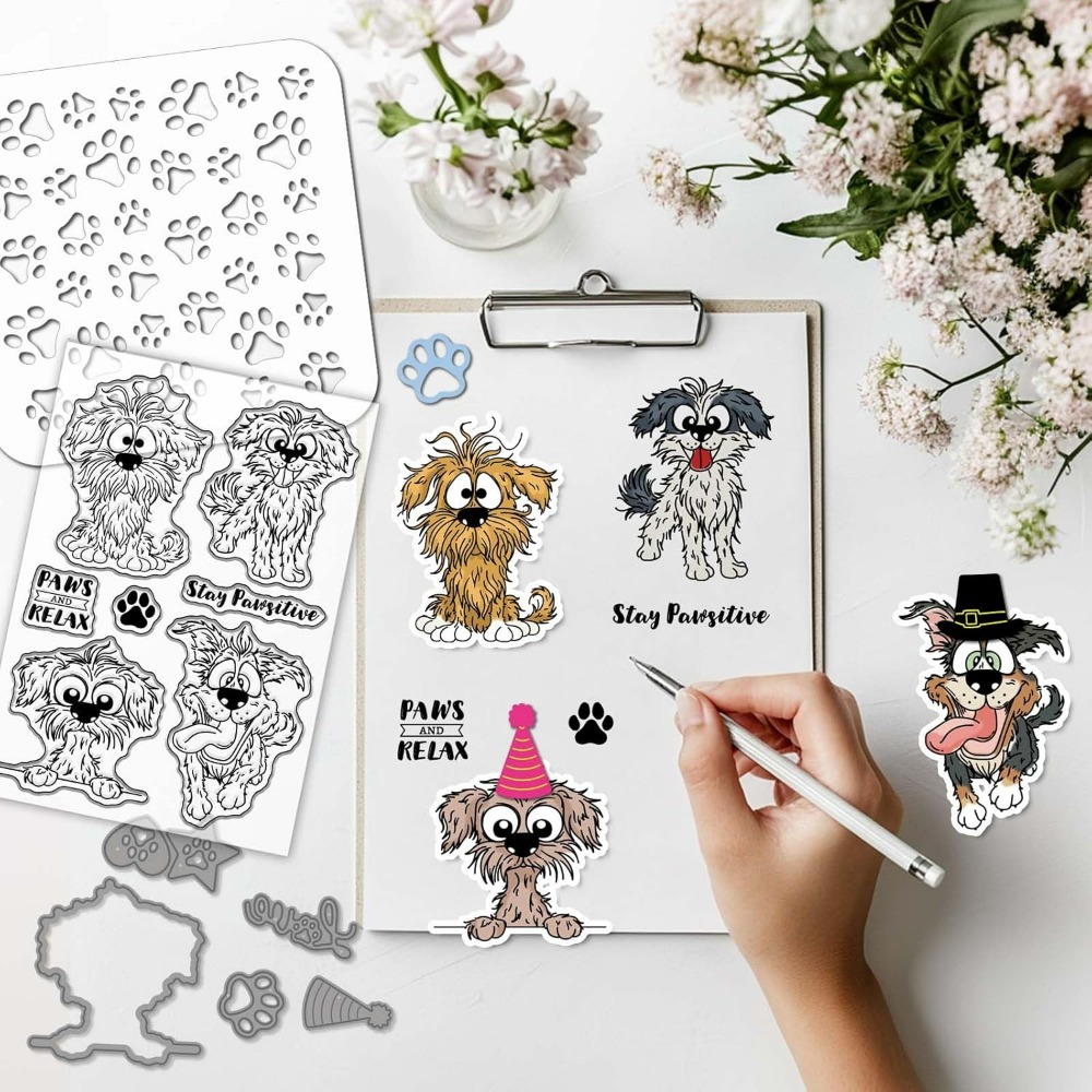Tampon en Silicone transparent - Clear Silicone Stamps For Card Making avis et prix