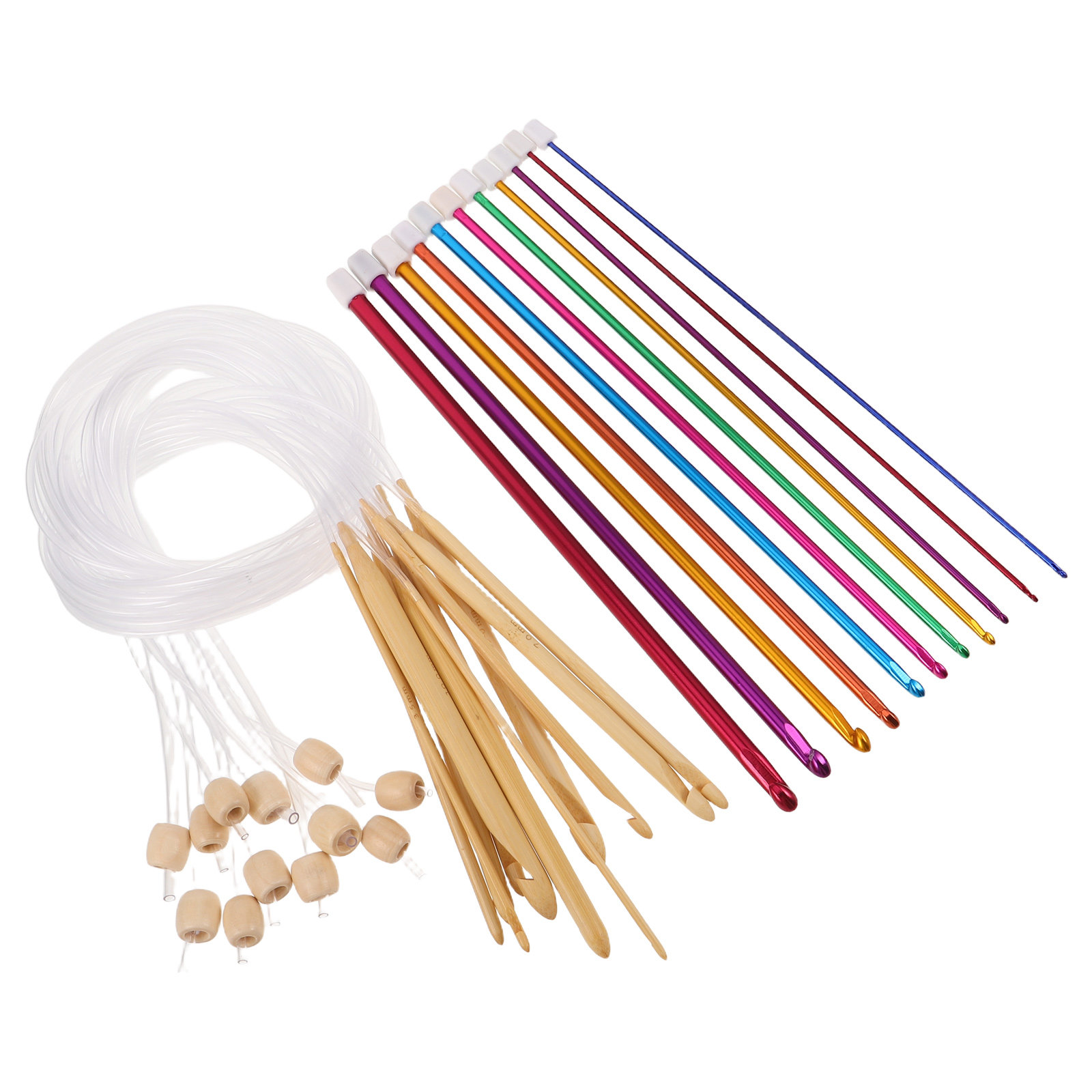 1 ensemble de crochets de coul - Wooden Crochet Hooks Ergonomic Handle avis et prix
