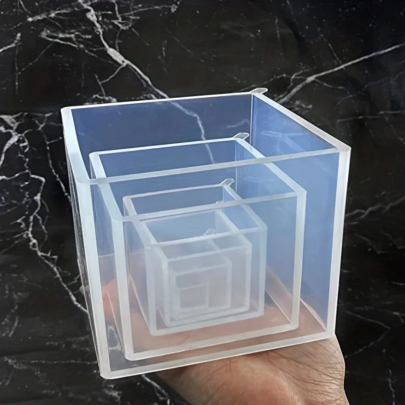 5 pièces moule en résine carré - Silicone Epoxy Resin Molds Set avis et prix