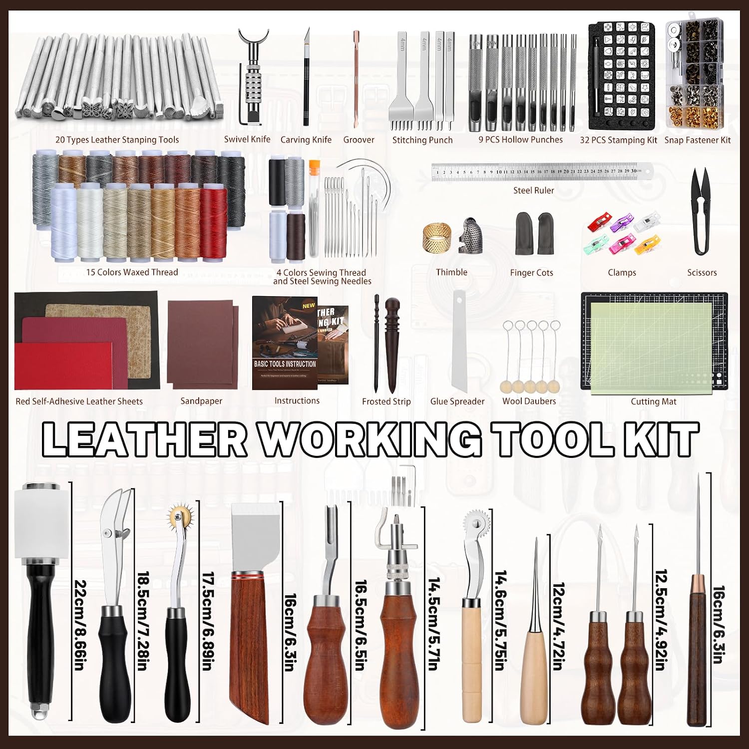 Kit de travail du cuir, outils - Craft Tools avis et prix