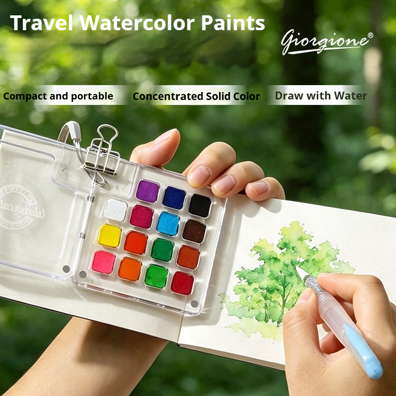 Ensemble de peinture aquarelle - Watercolor Paint Set Solid Pigment avis et prix