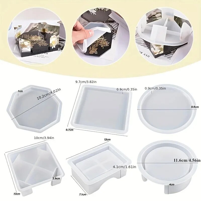 Ensemble de moules en résine p - Silicone Epoxy Resin Molds Set avis et prix
