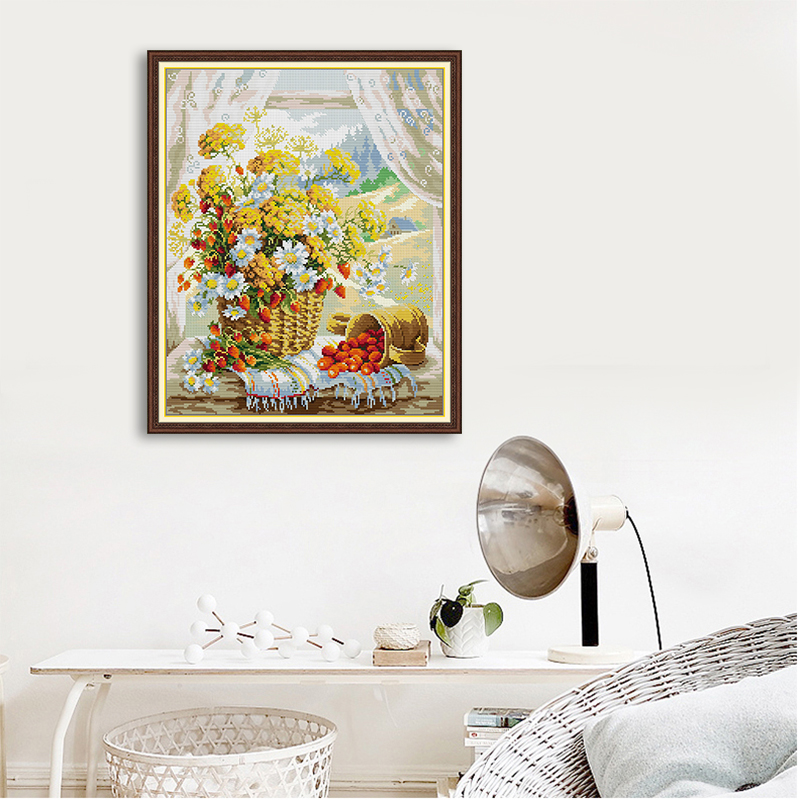 Kit de points de croix estampi - Cross Stitch Stamped Kits Beginners avis et prix
