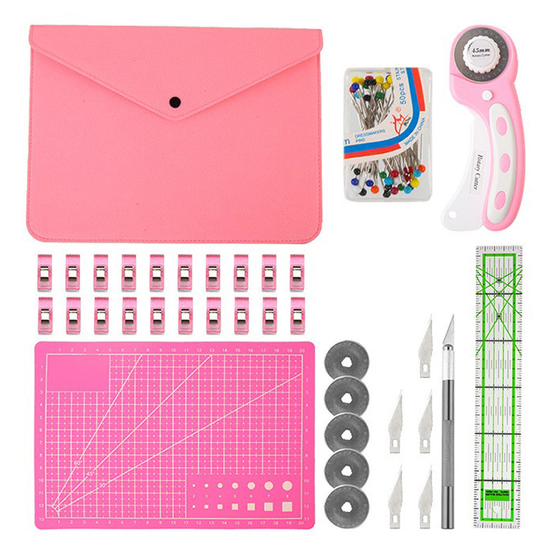 Kit de coupe-bordures rose loi - Rotary Cutter For Fabric 45Mm avis et prix