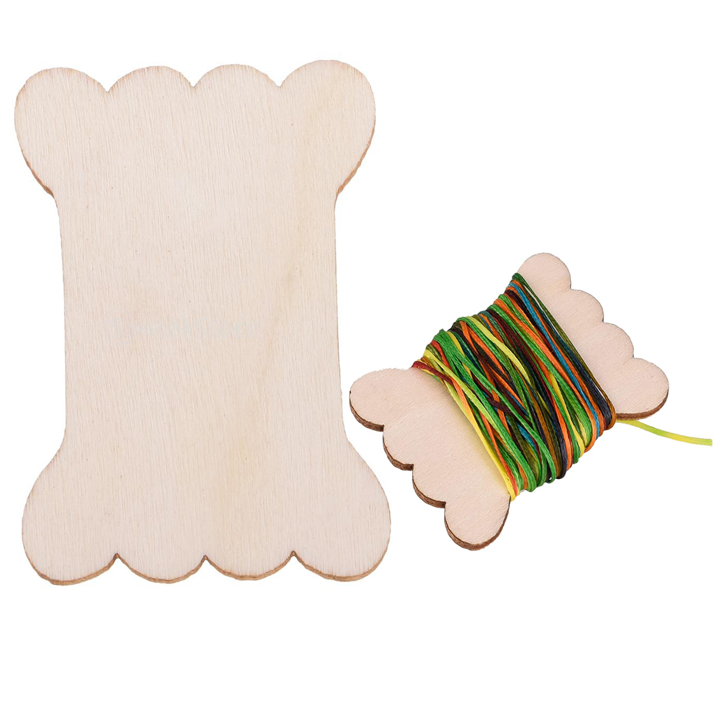 Fil de fil en bois en forme d' - Cotton Embroidery Thread Skeins avis et prix