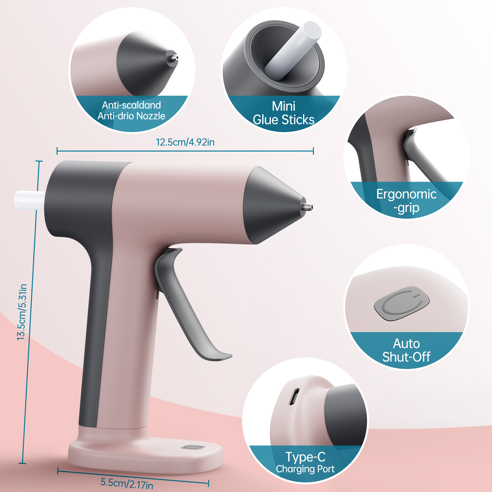 Pistolet à colle chaude sans f - Hot Melt Glue Gun Cordless avis et prix